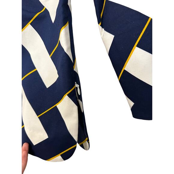 Elizabeth mckay christie top‎ navy white size 0 NEW - Picture 6 of 7